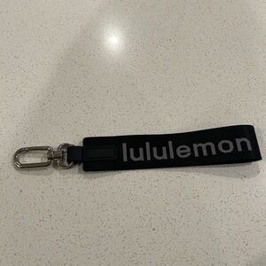 Lululemon Never Lost Keychain in Black & White